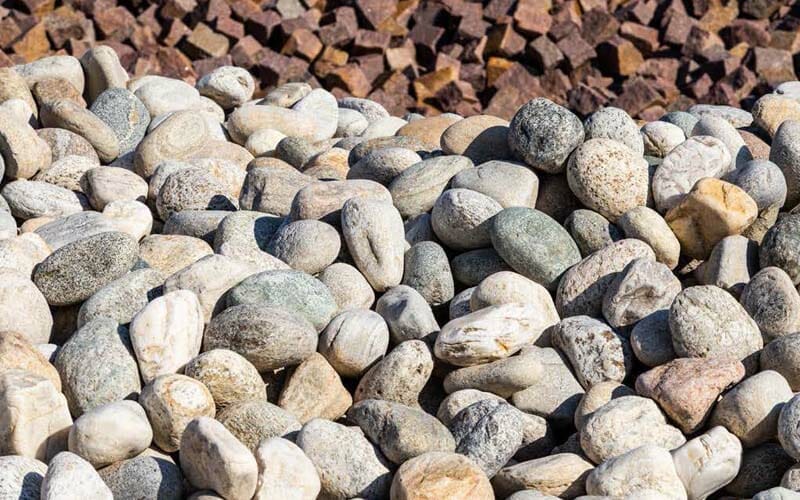 Ciottoli e ghiaia